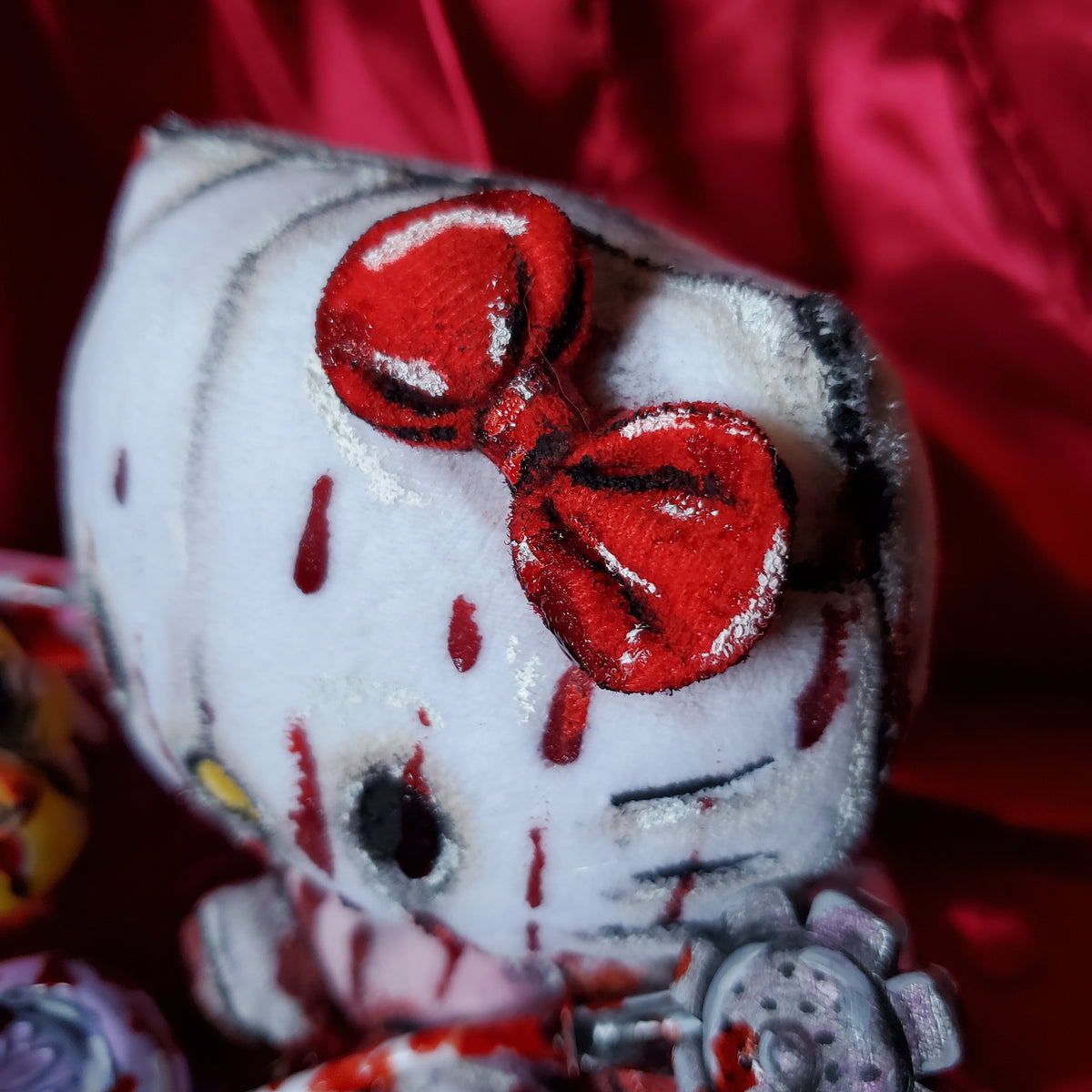Creepy Horror Hello Kitty Doll Plush