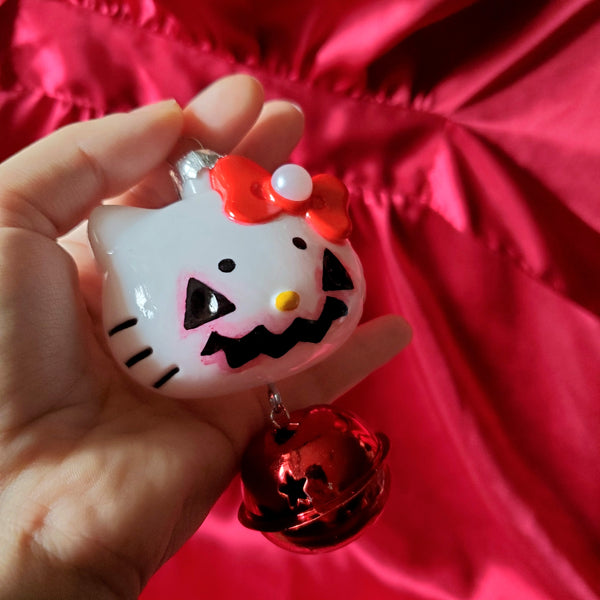 JACK-O-LANTERN HELLO KITTY ORNAMENT