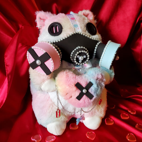 'PASTEL BIOHAZARD' BIG CAT PLUSH