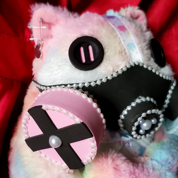 'PASTEL BIOHAZARD' BIG CAT PLUSH