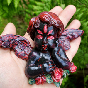 'SIMP IMP' DEMON CHERUB WALL DECOR