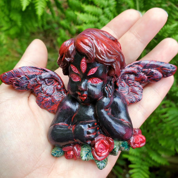 'SIMP IMP' DEMON CHERUB WALL DECOR