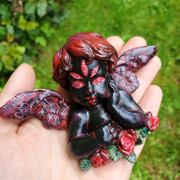 'SIMP IMP' DEMON CHERUB WALL DECOR