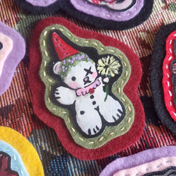 'GNOME TEDDY' SEW-ON PATCH