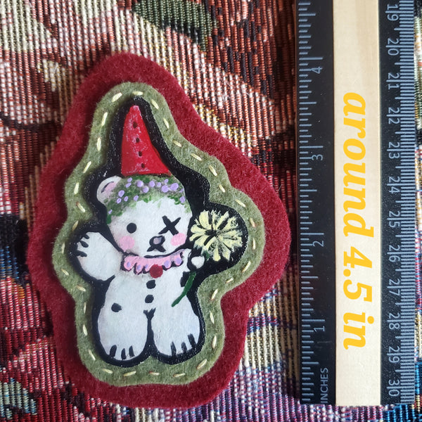 'GNOME TEDDY' SEW-ON PATCH