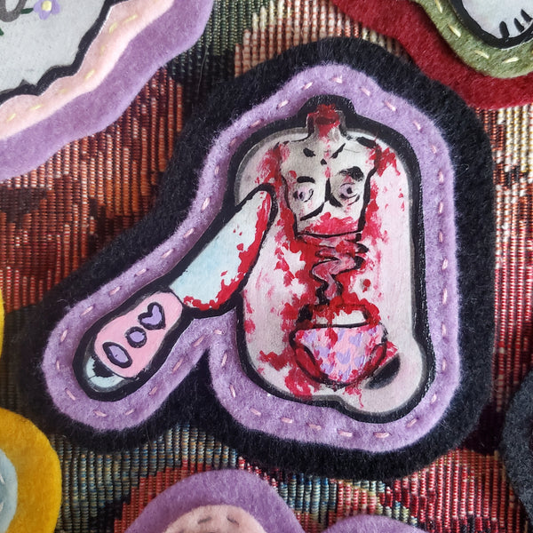 'BUTCHERED BARBIE' SEW-ON PATCH