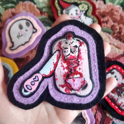 'BUTCHERED BARBIE' SEW-ON PATCH